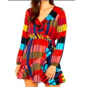 NEW!! Colorful Striped Women's Dress,Sz Xsmall
